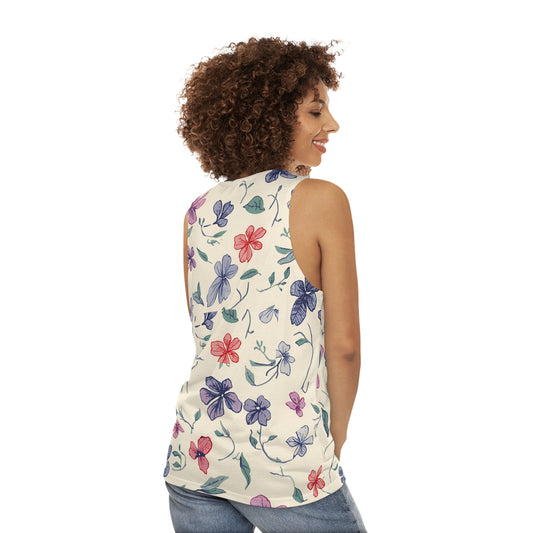 Grateful Floral Tank Top