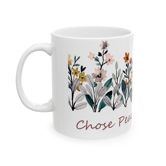 "Choose Peace, Not People Mug