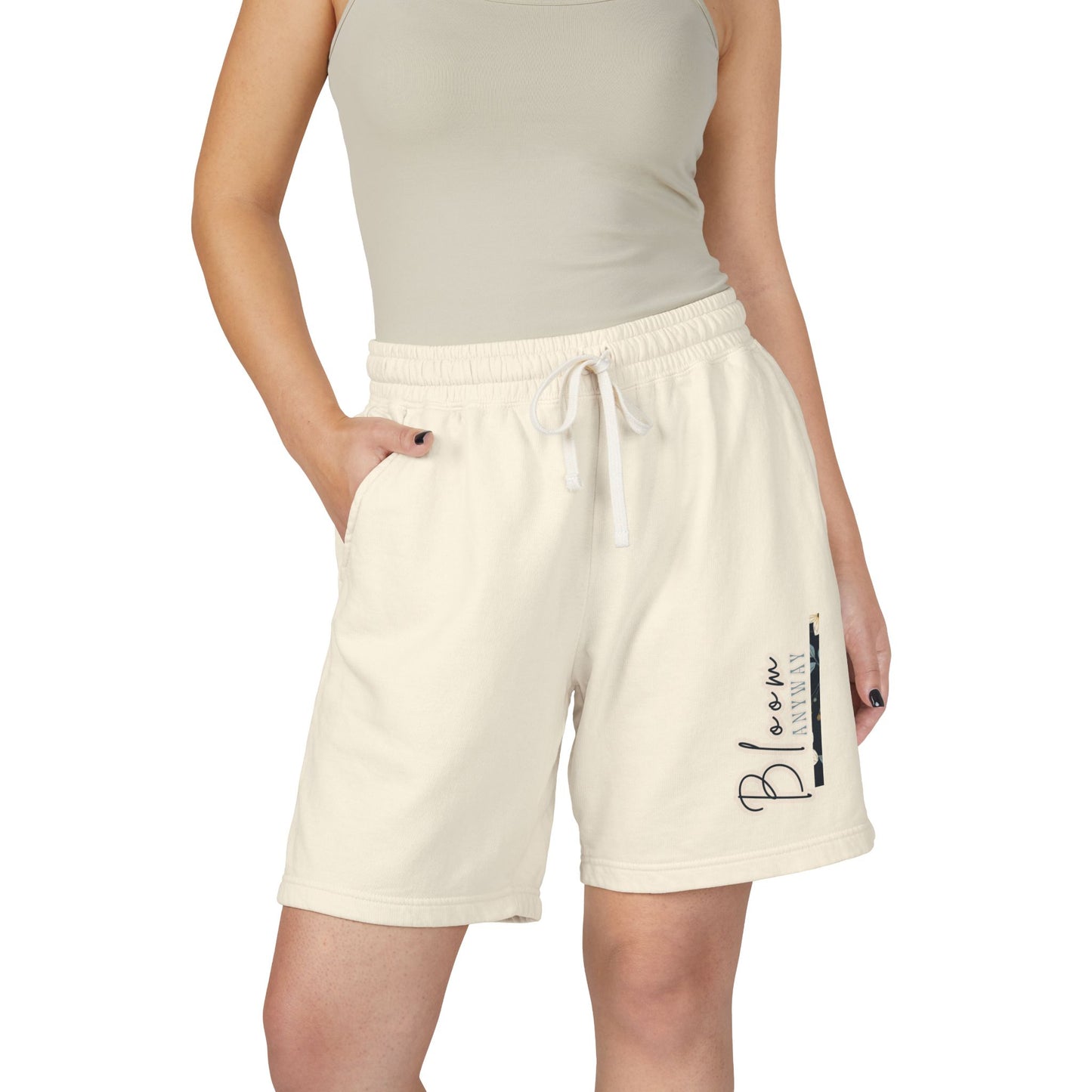 Bloom Anyway Floral Lightweight Fleece Shorts