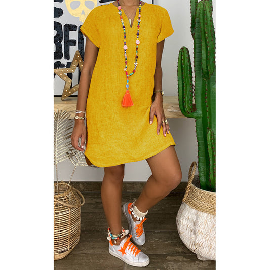 Simone Woven Shift Dress