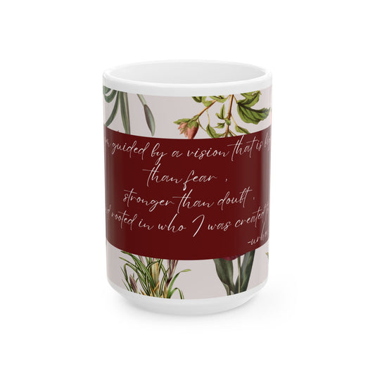 Guided by a vision Ceramic Mug (11oz & 15oz)