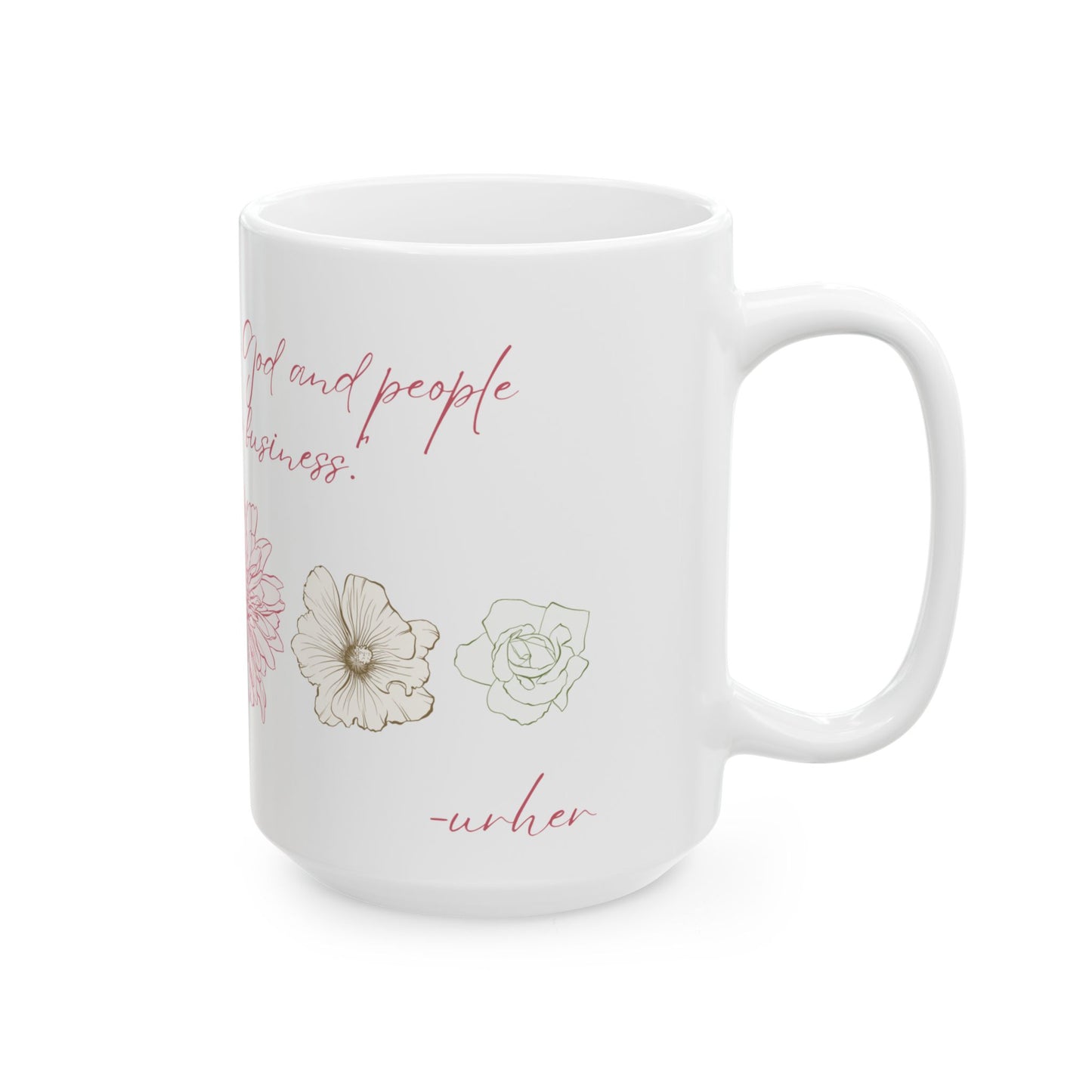 "Life Powered by God" Christian Coffee Cup (11oz/15oz)