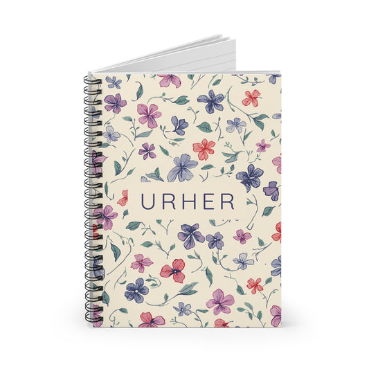 URHER Floral Pattern Journal/Notebook