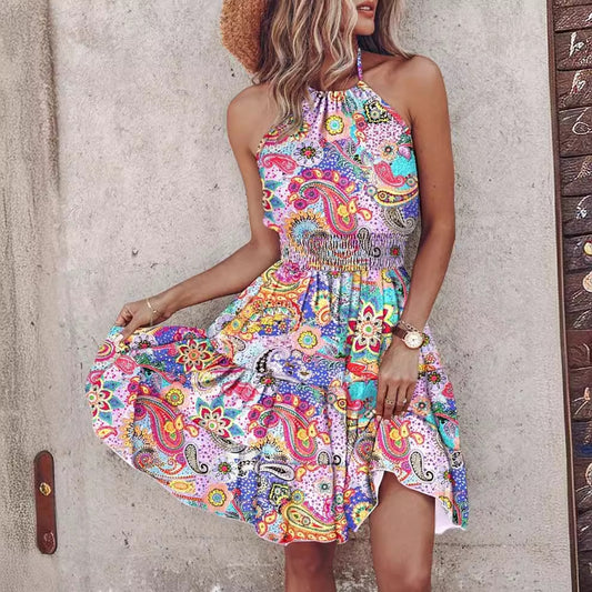Tatum Halter Neck Midi Dress