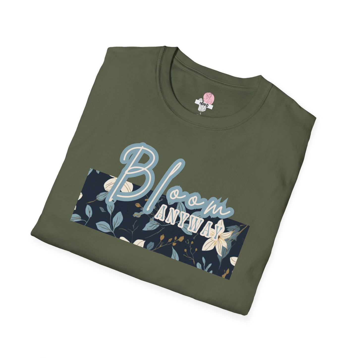 Bloom anyway Tee | Classic Crew Neck, Lightweight Casual Shirt