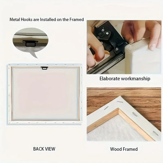 Indie Frameless Creative Canvas Wall Poster 24x47 Inch | URHER