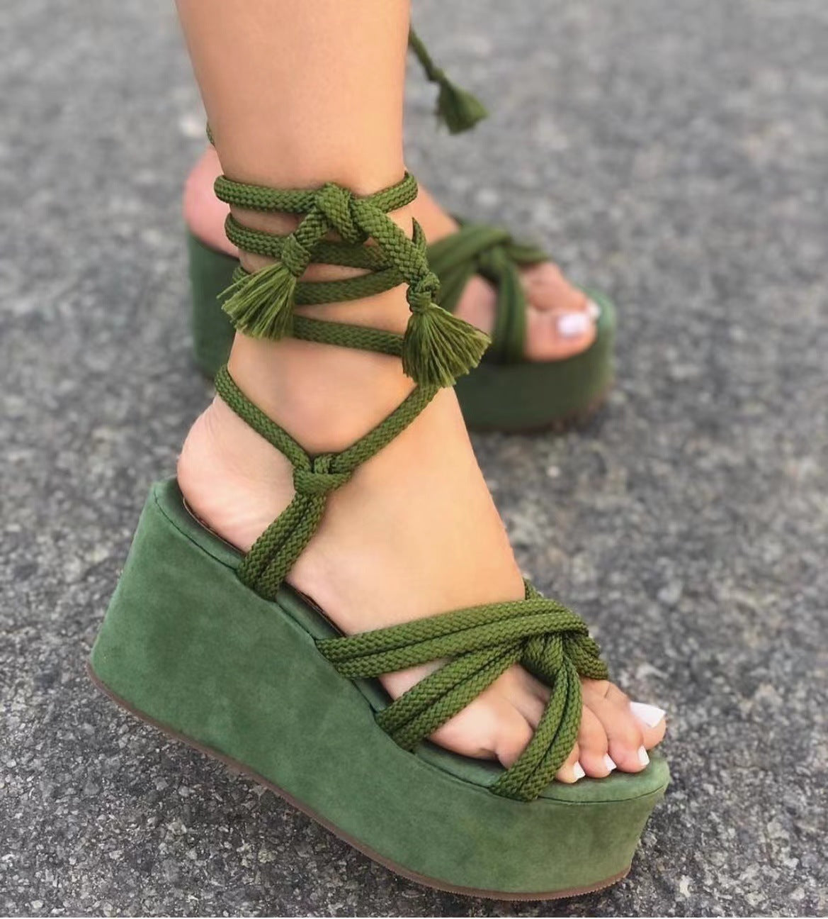 Thea Fish Mouth Strappy Sandal