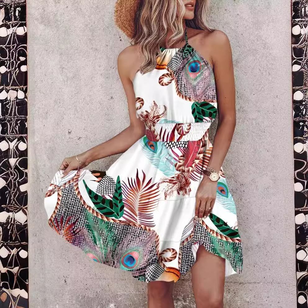 Tatum Halter Neck Midi Dress