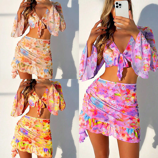 Waverly Beach Bikini Dress Set
