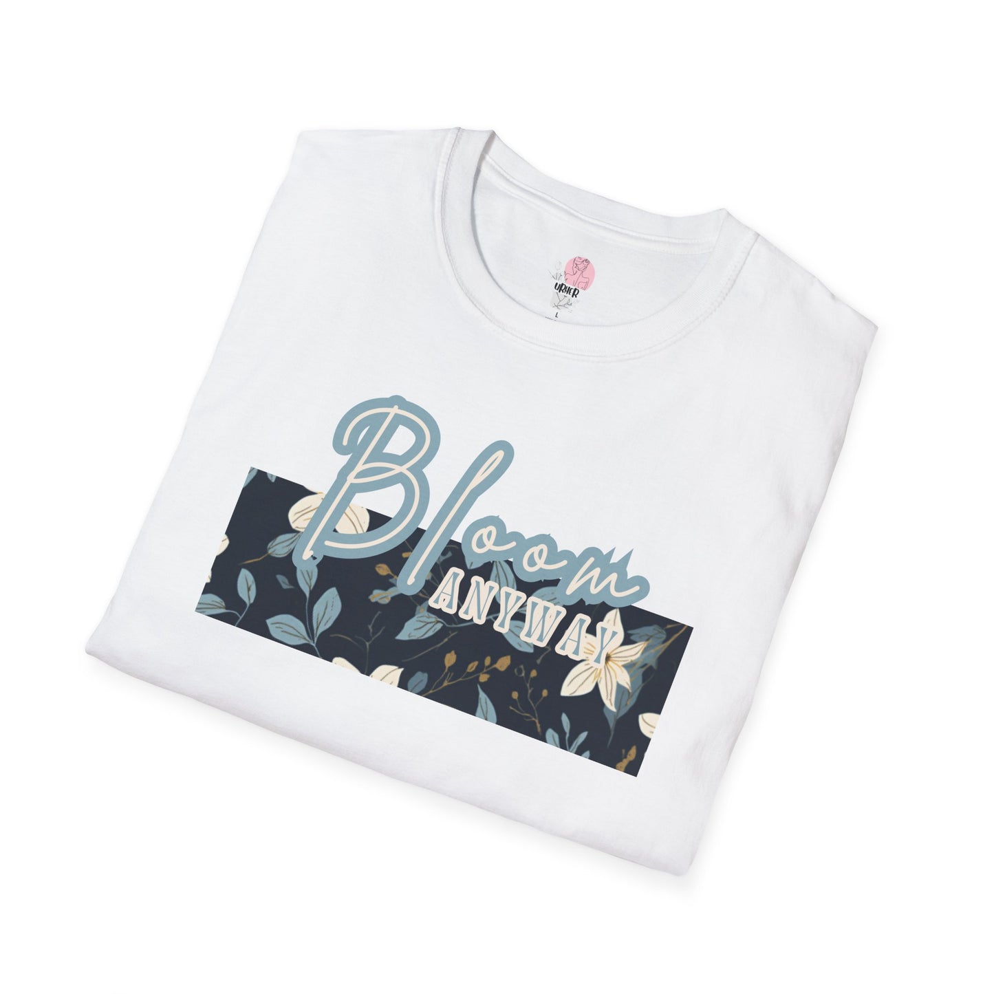 Bloom anyway Tee | Classic Crew Neck, Lightweight Casual Shirt