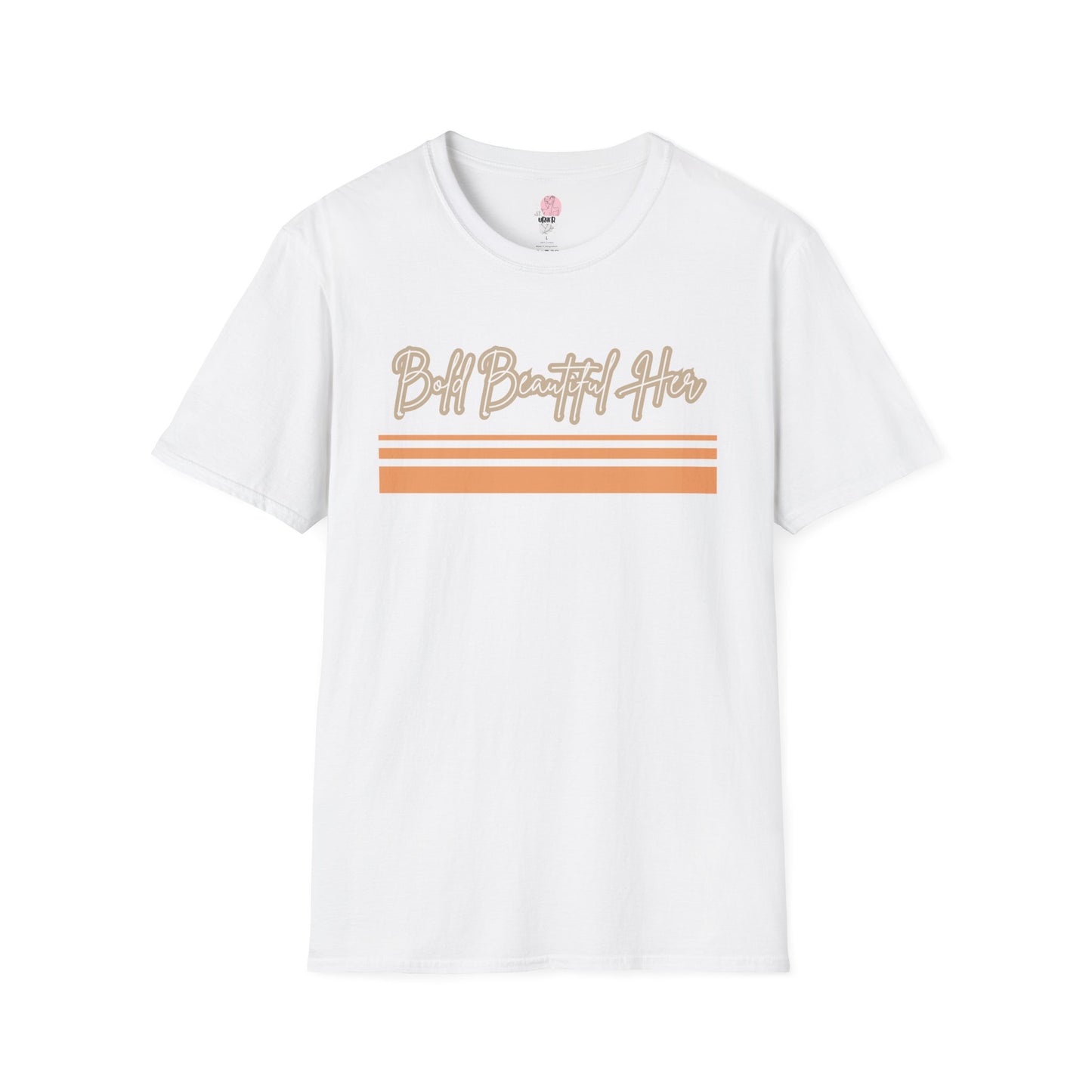 Bold Beautiful Her Retro Striped Tee | Soft Breathable Casual Shirt