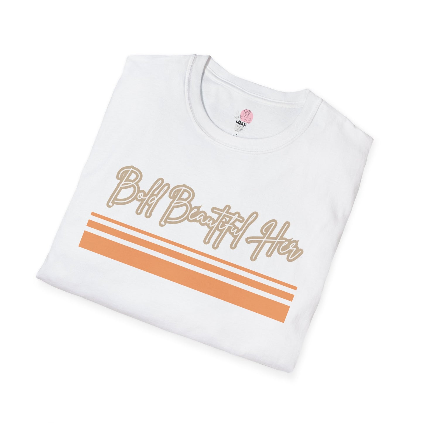 Bold Beautiful Her Retro Striped Tee | Soft Breathable Casual Shirt