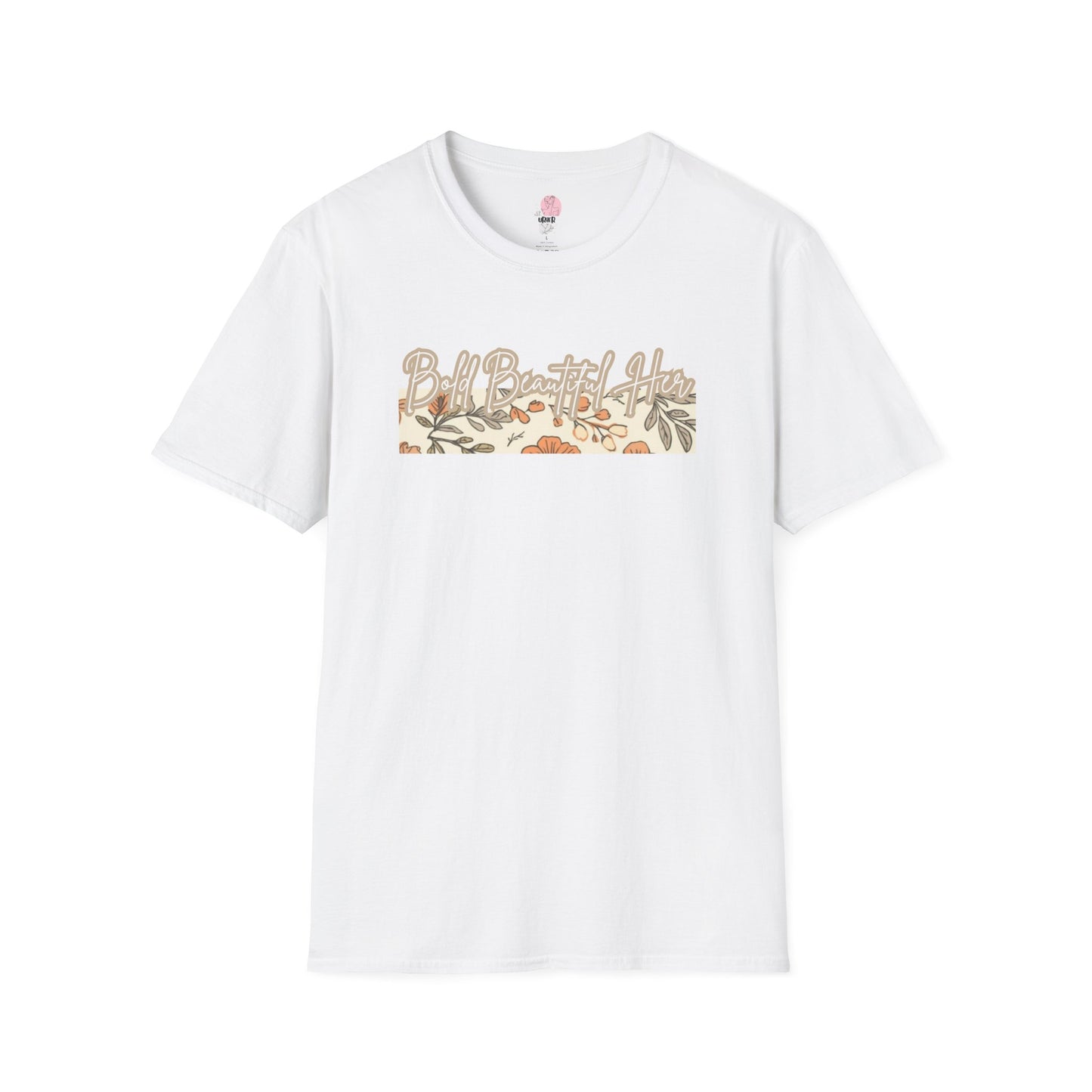 Bold Beautiful Her-Floral Block T-Shirt