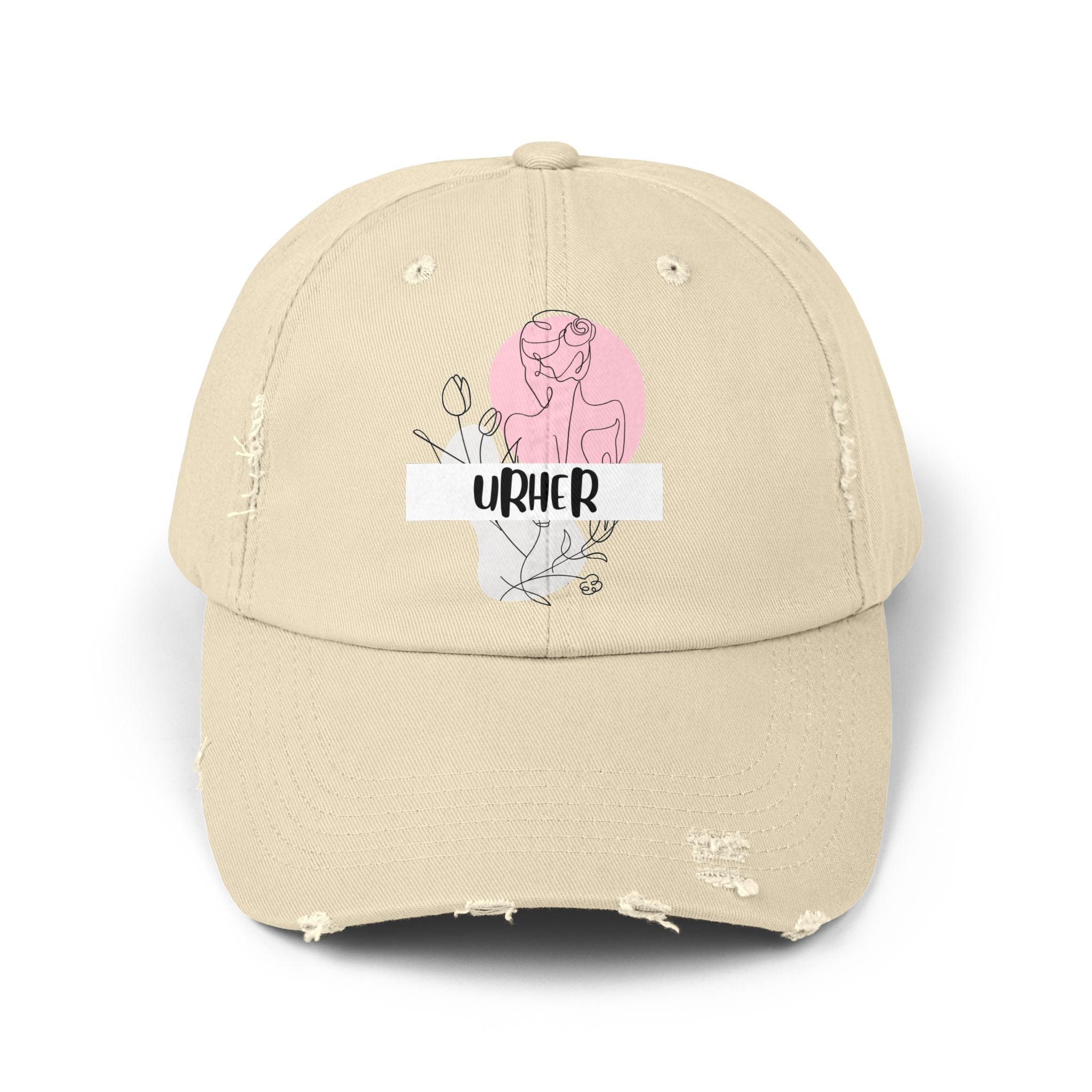 'URHER'- distressed hat