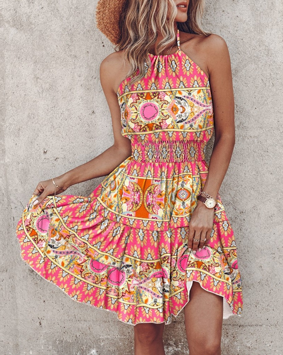Tatum Halter Neck Midi Dress