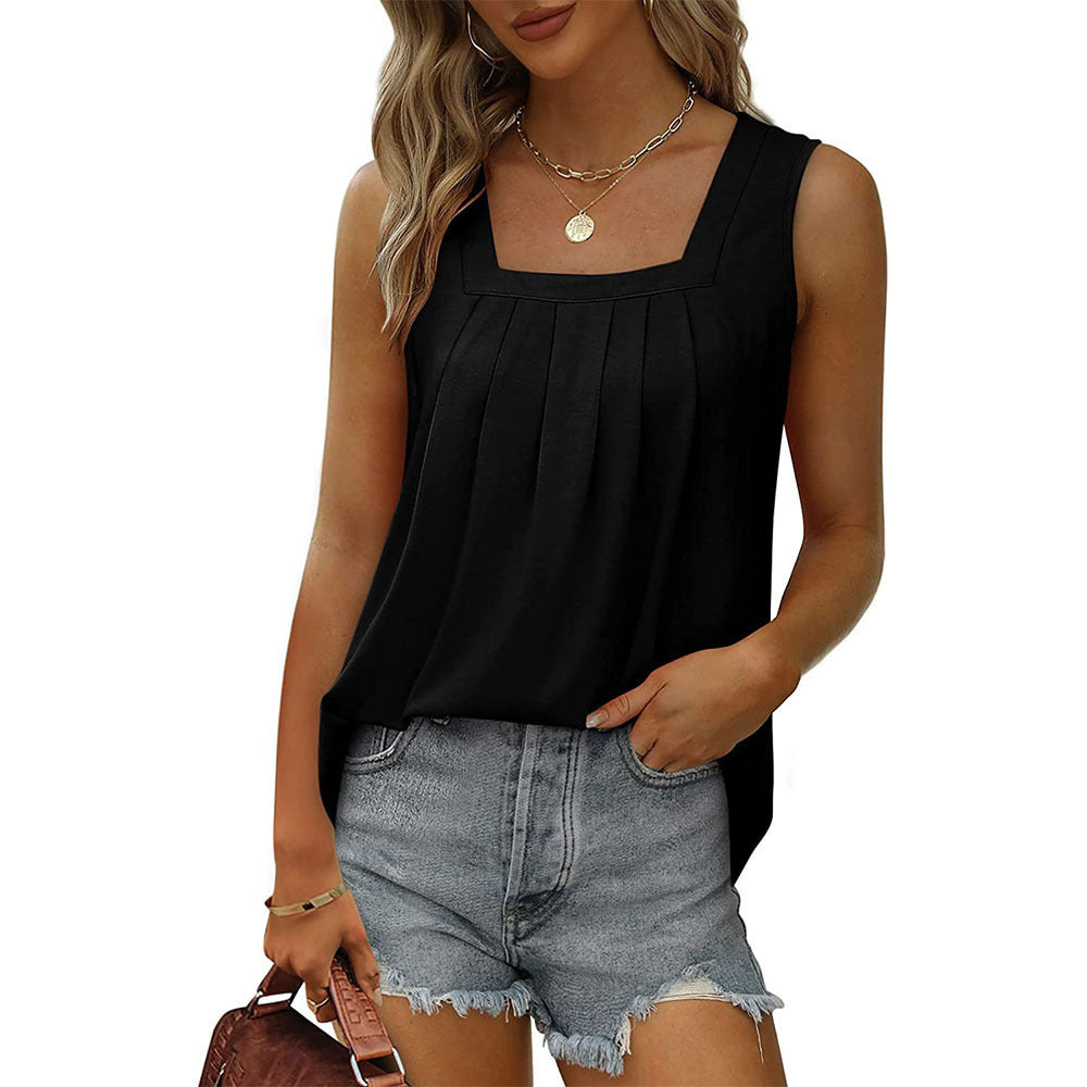 Sage Square Neck Vest