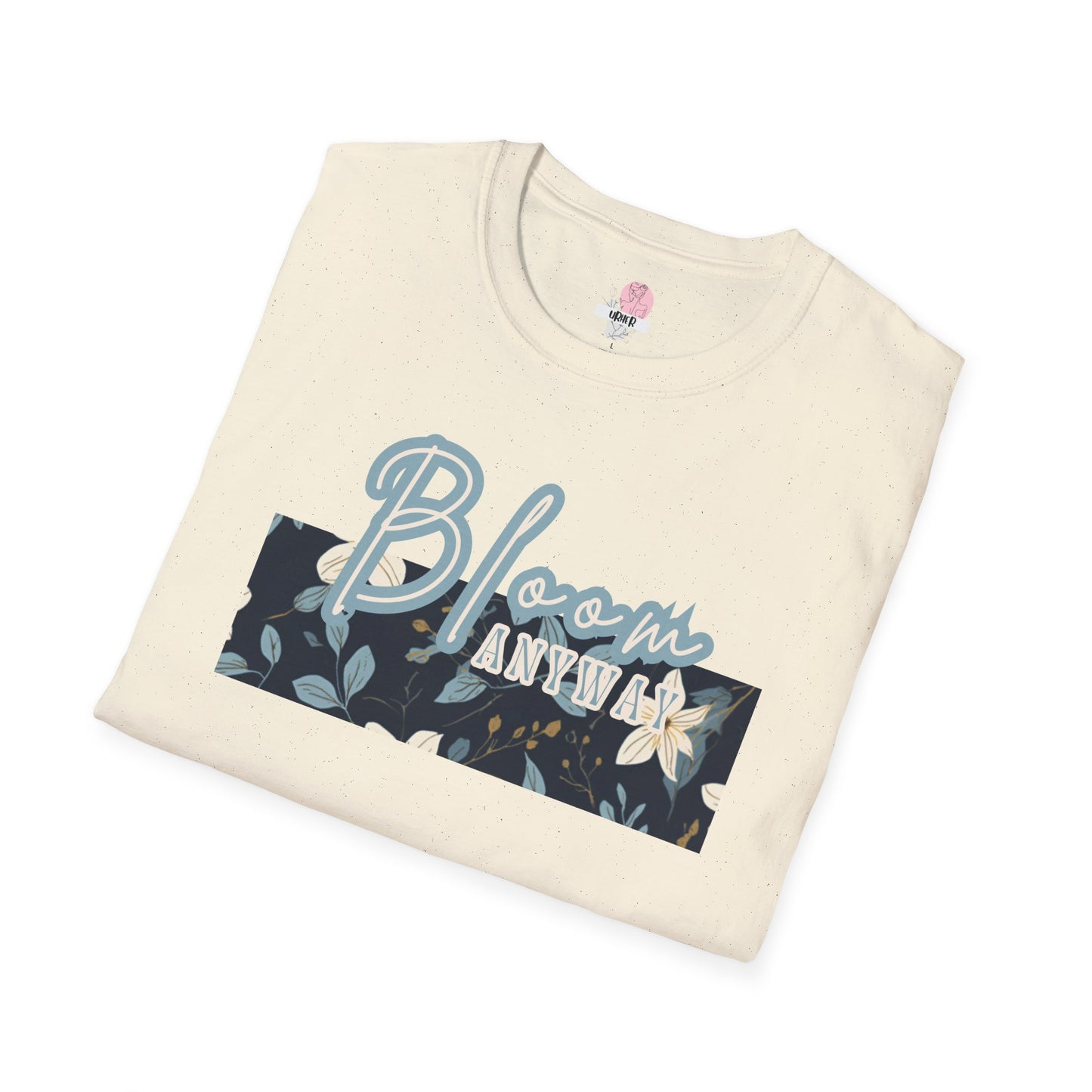 Bloom anyway Tee | Classic Crew Neck, Lightweight Casual Shirt