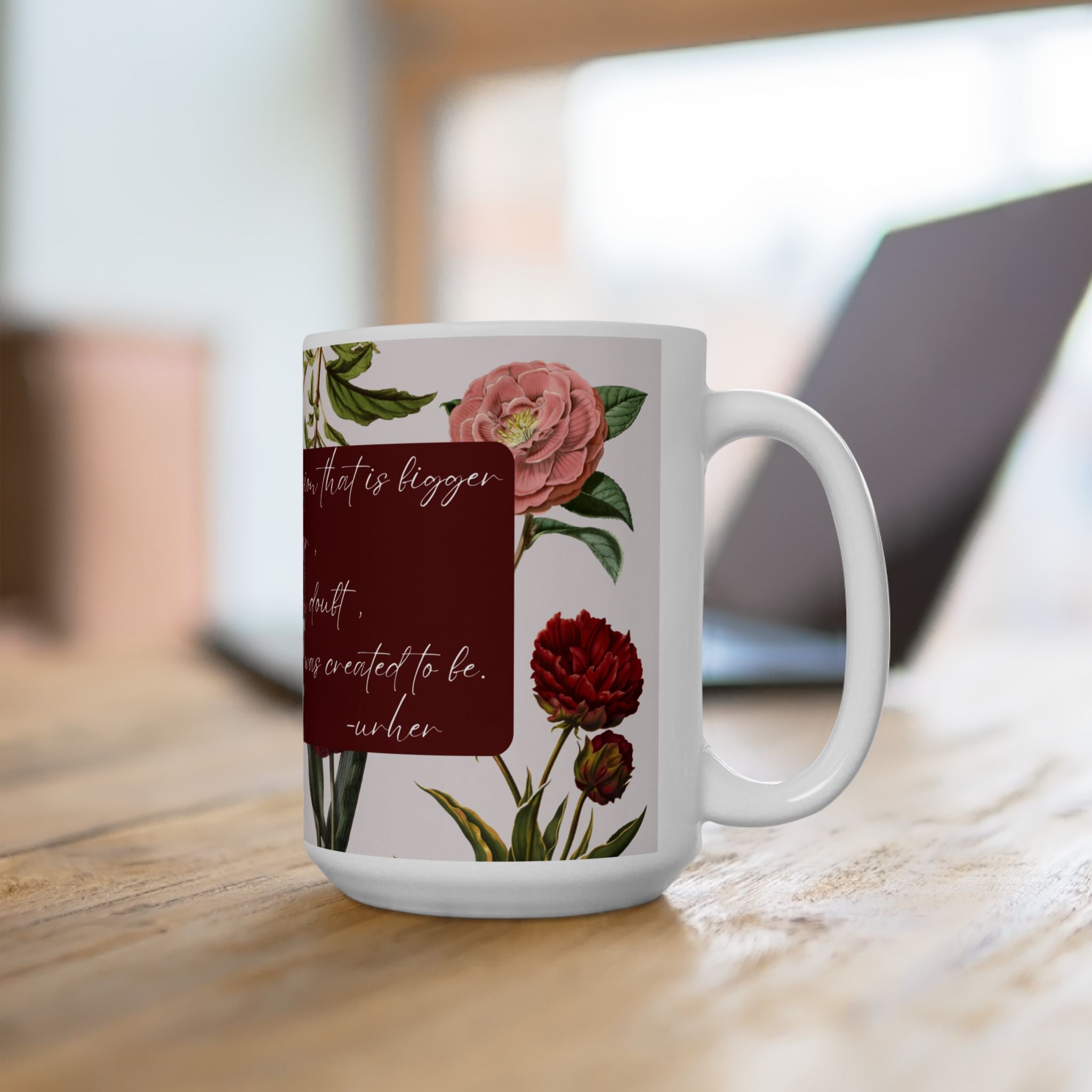 'Guided by a vision Ceramic Mug (11oz & 15oz)