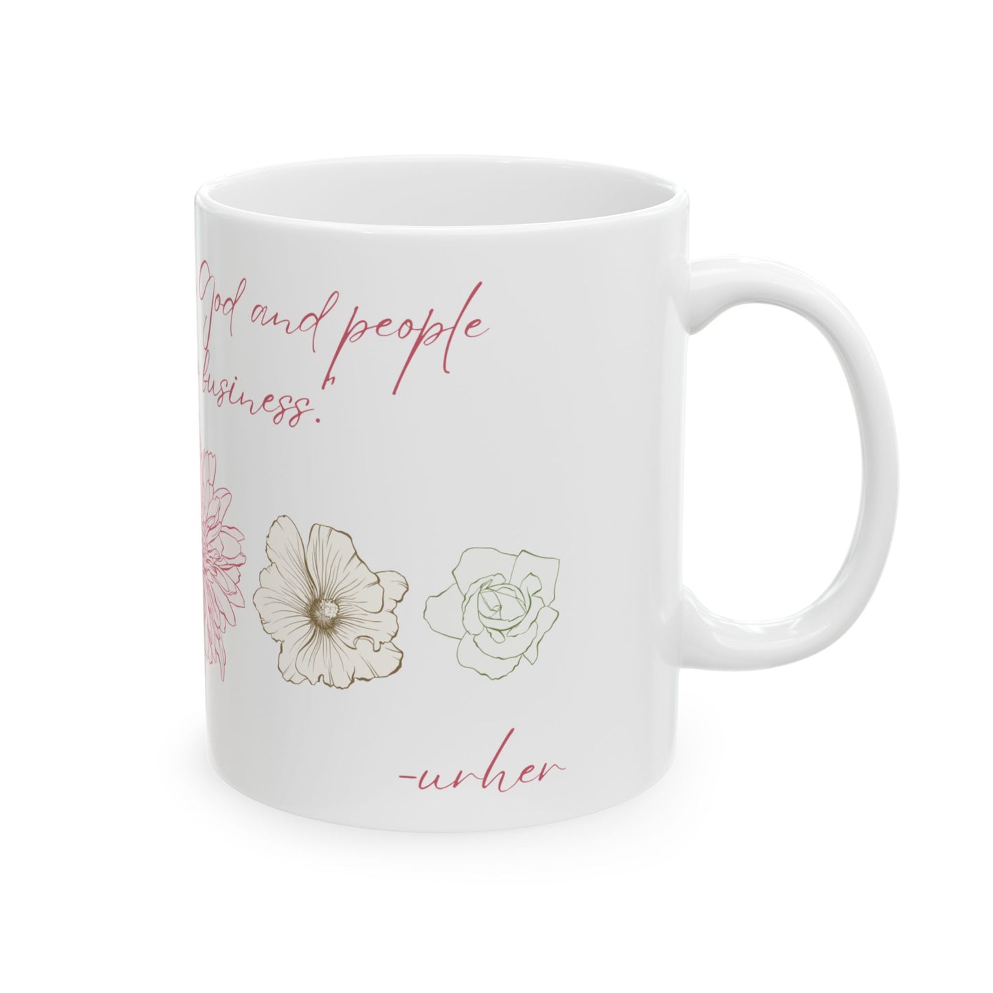 "Life Powered by God" Christian Coffee Cup (11oz/15oz)