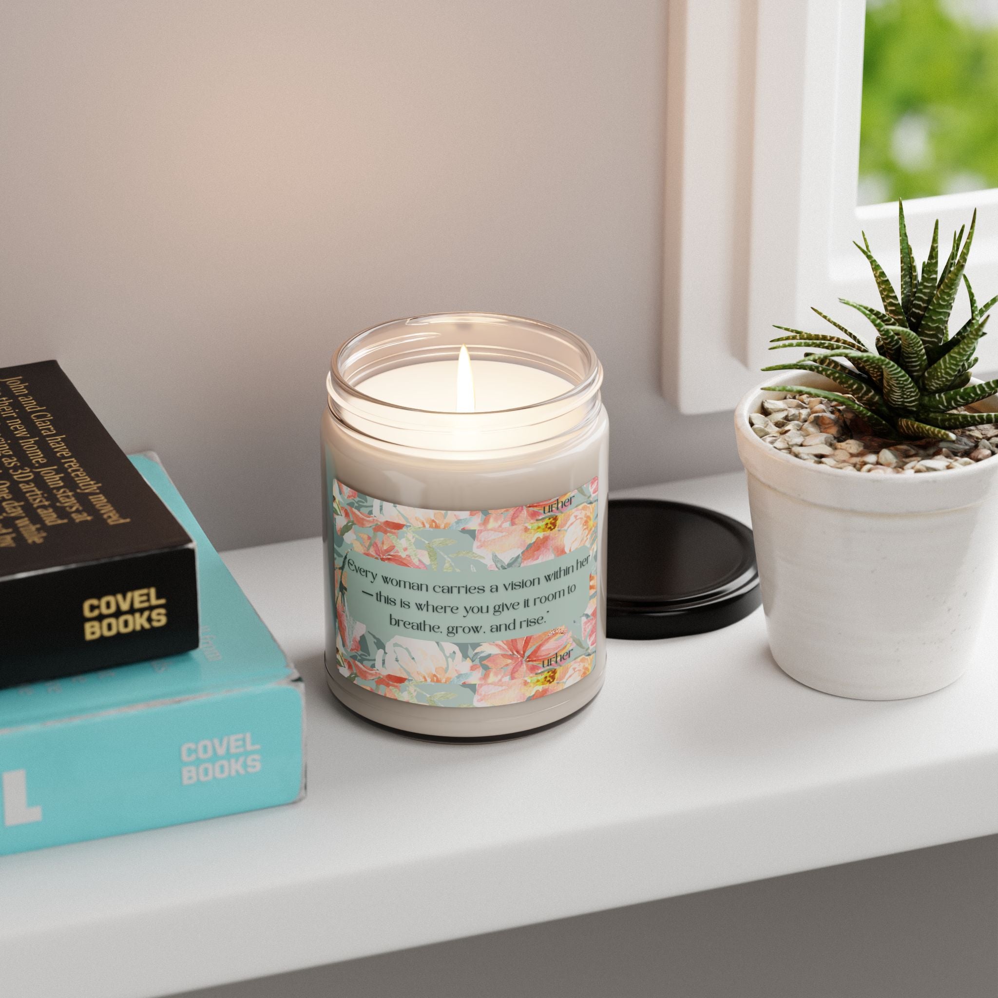 Breath, Grow, Rise -Soy Candle