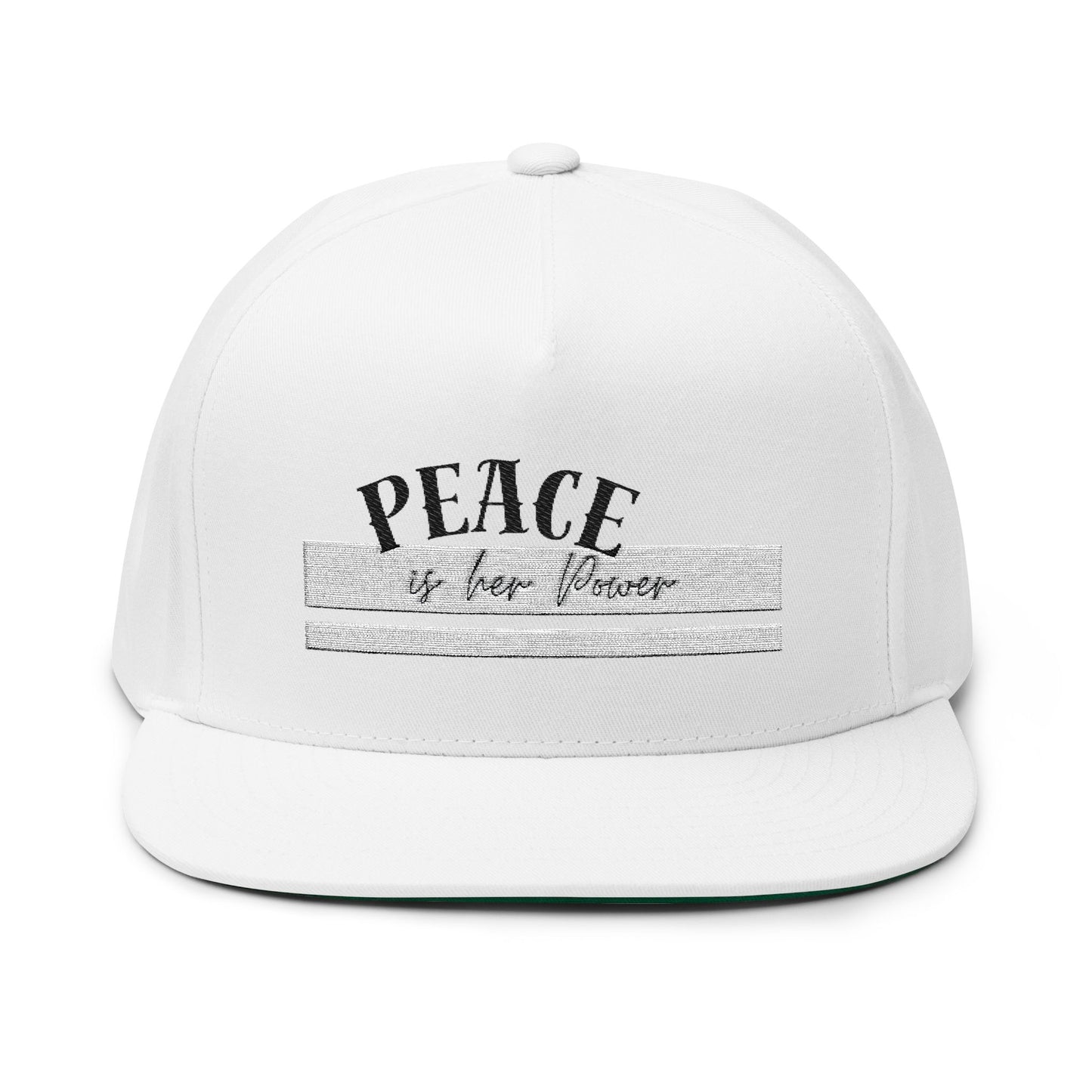 Peace Is Her Power Embroidered Cap