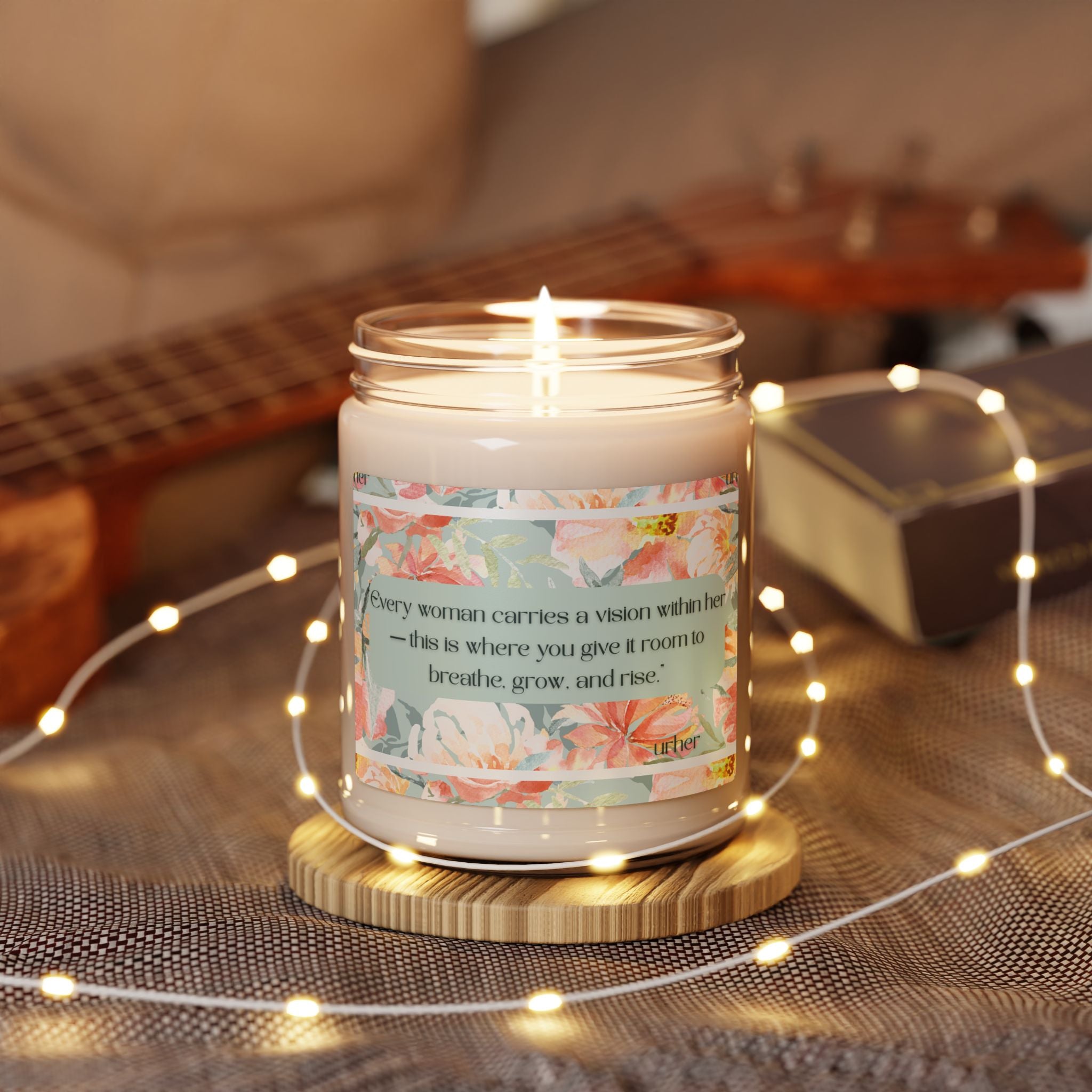 Breath, Grow, Rise -Soy Candle