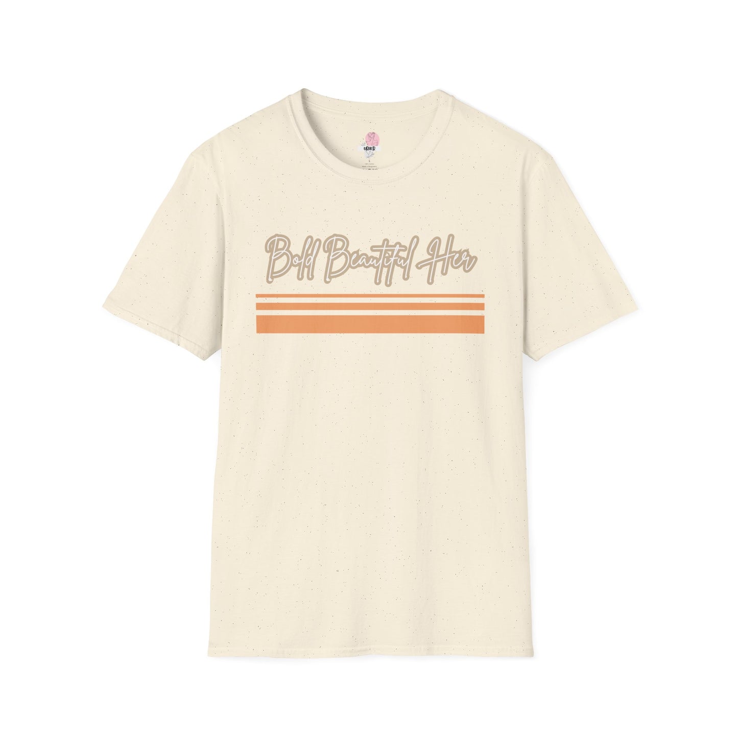 Bold Beautiful Her Retro Striped Tee | Soft Breathable Casual Shirt