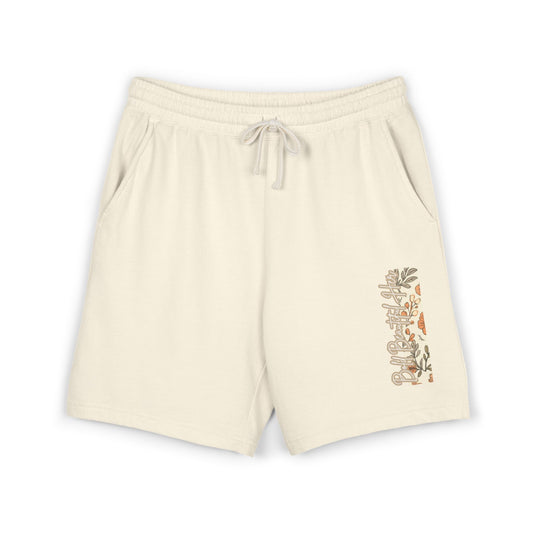 Lightweight Fleece Shorts | Bold Beautiful Her shorts With Floral Block Design