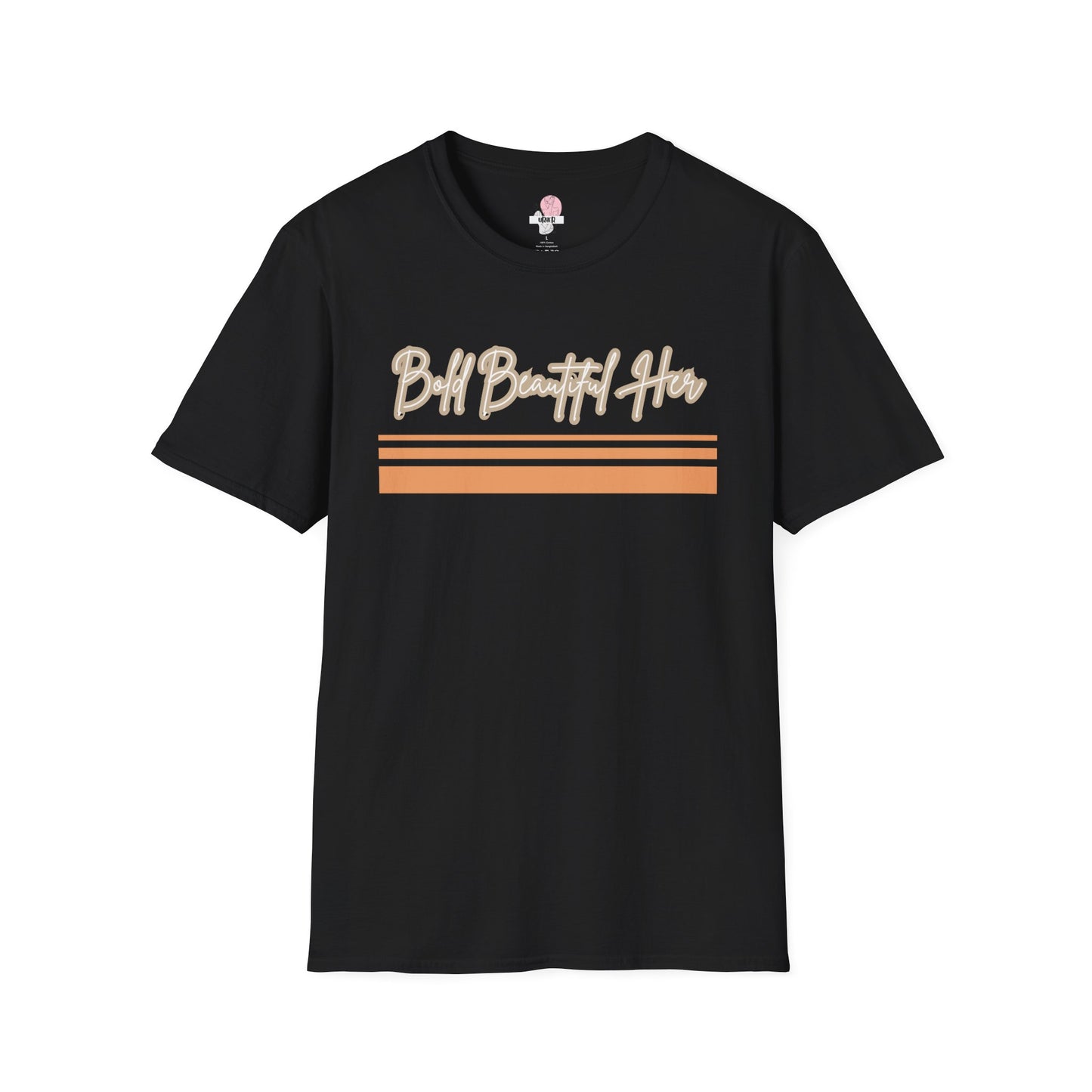 Bold Beautiful Her Retro Striped Tee | Soft Breathable Casual Shirt