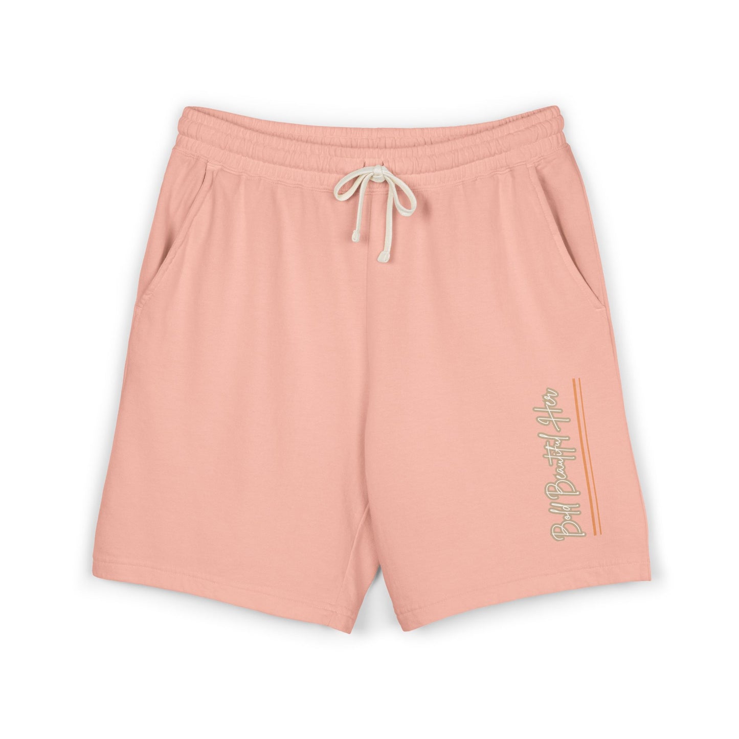 Lightweight Fleece Shorts | Bold Beautiful Her & Breathable Cotton