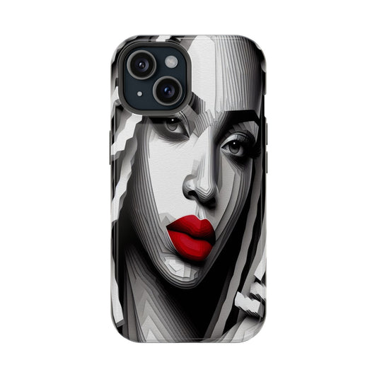 Crimson Lips Phone Case