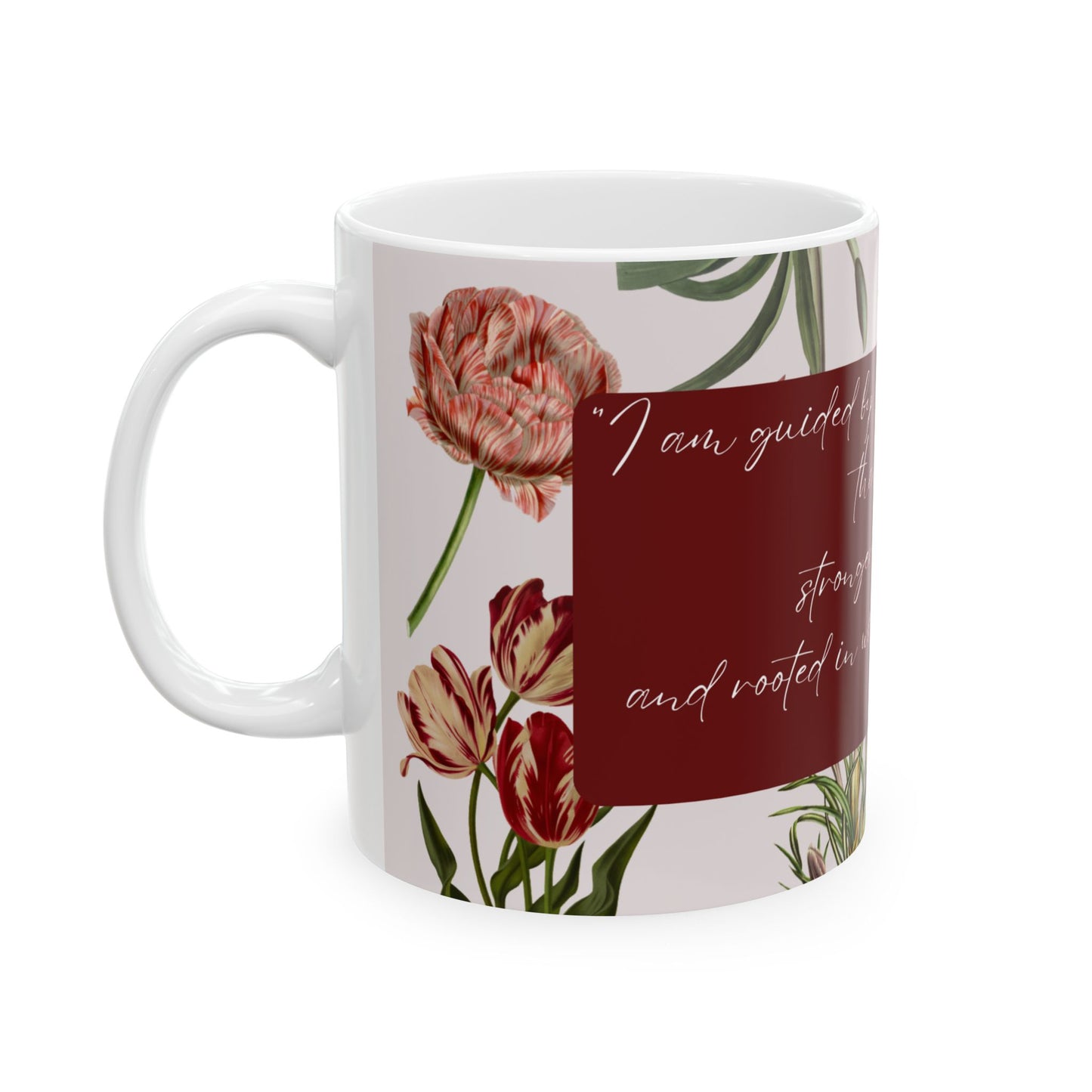 'Guided by a vision Ceramic Mug (11oz & 15oz)