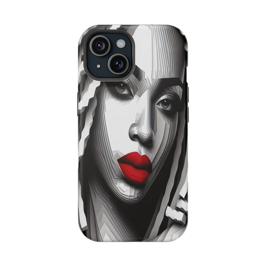 Crimson Lips Phone Case