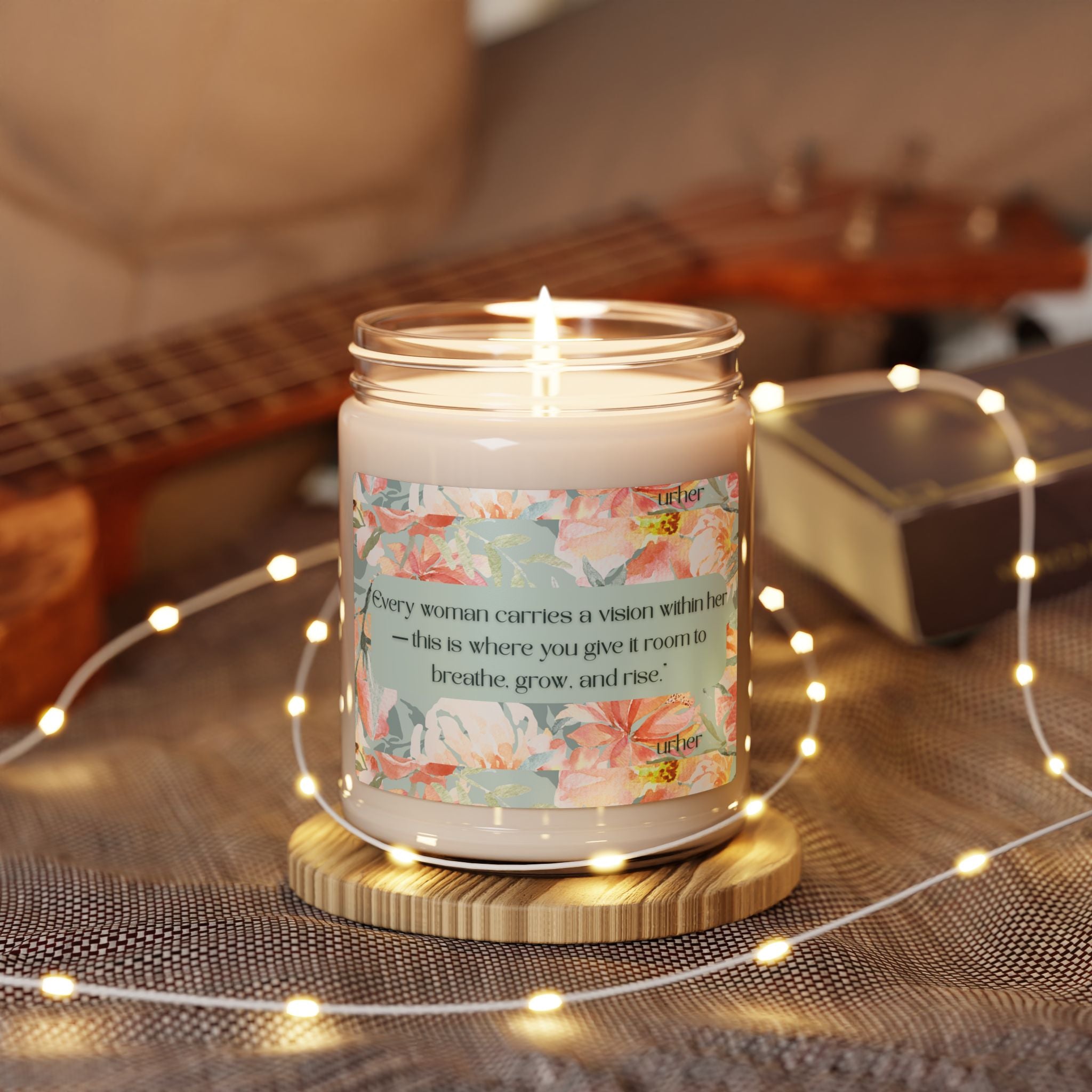 Breath, Grow, Rise -Soy Candle