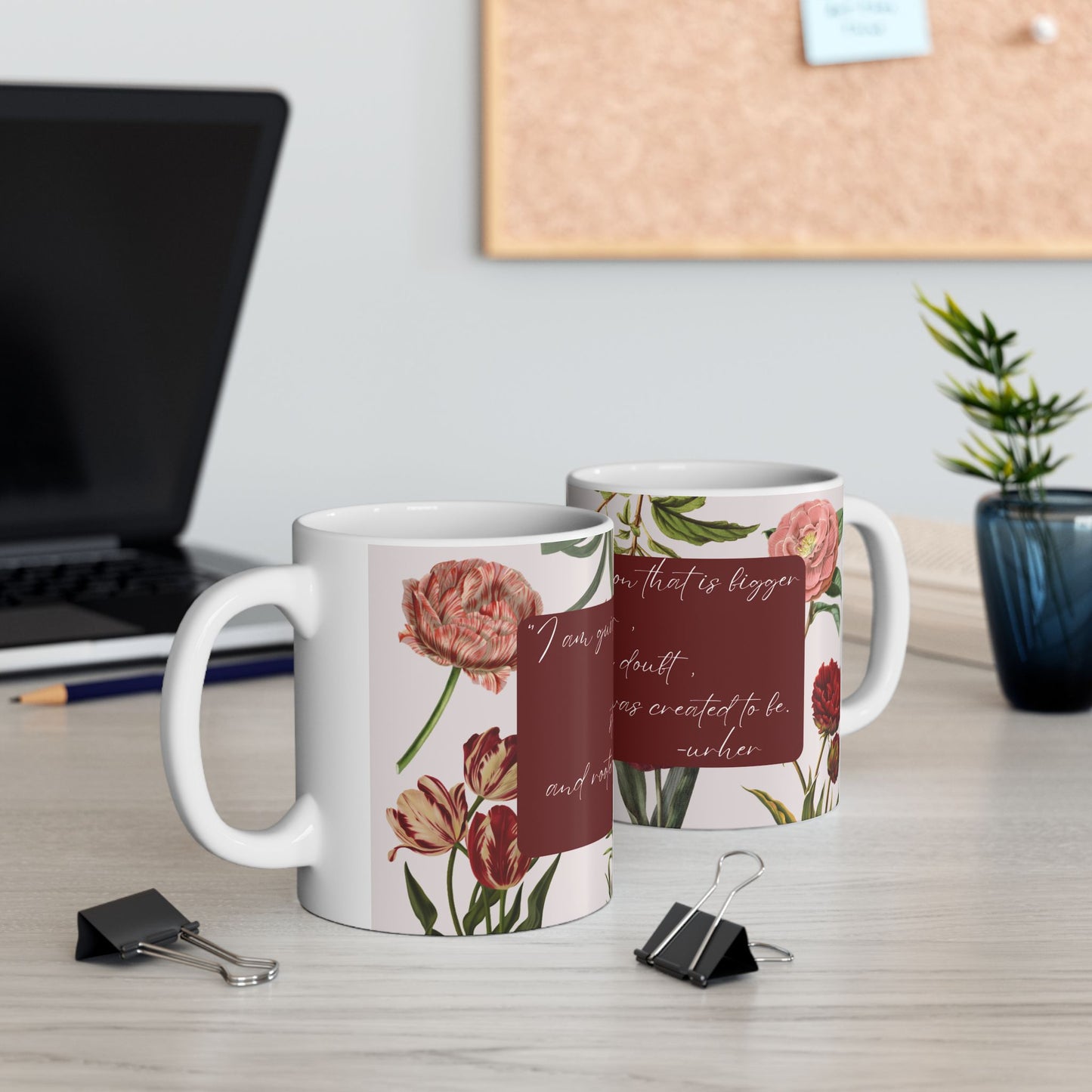 'Guided by a vision Ceramic Mug (11oz & 15oz)