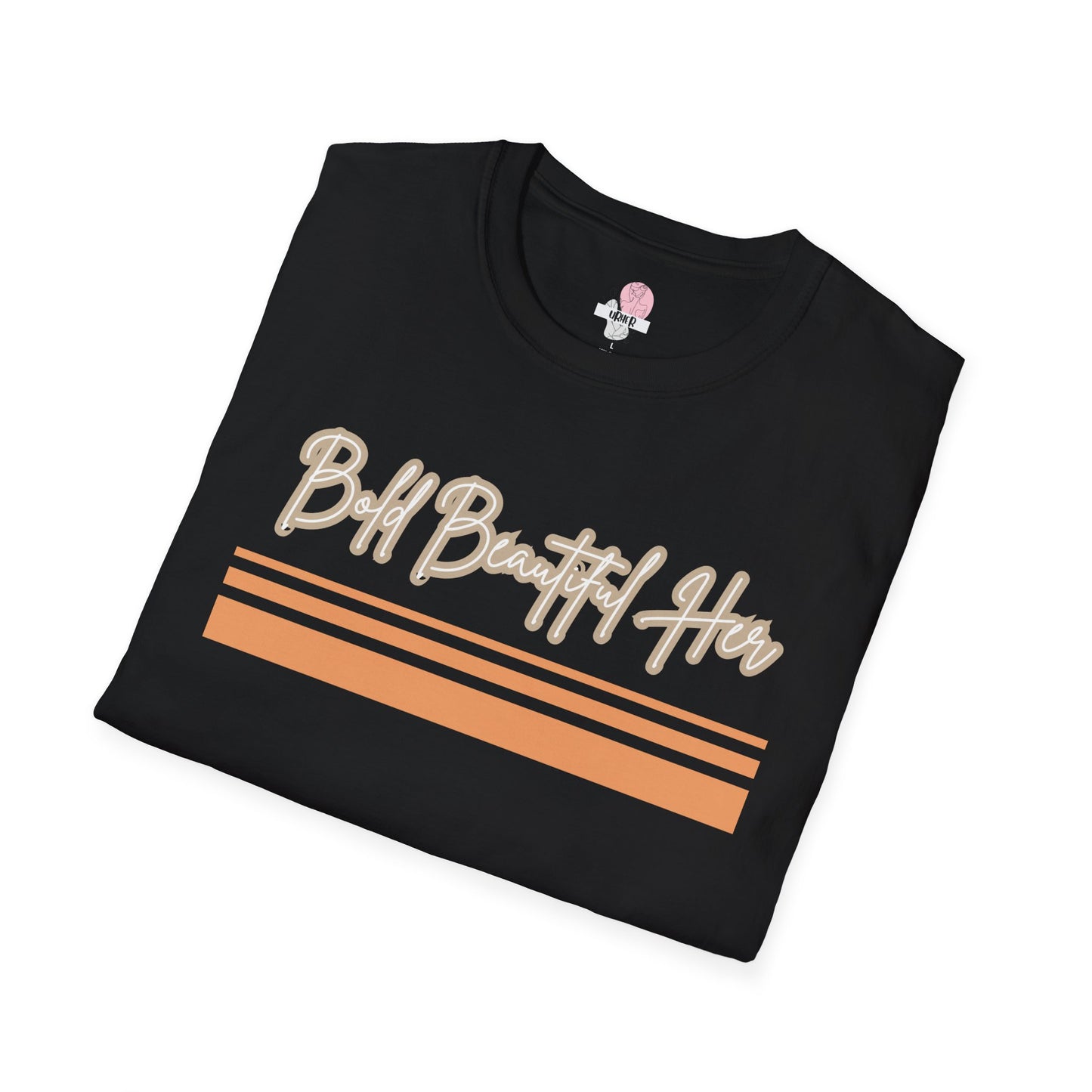Bold Beautiful Her Retro Striped Tee | Soft Breathable Casual Shirt