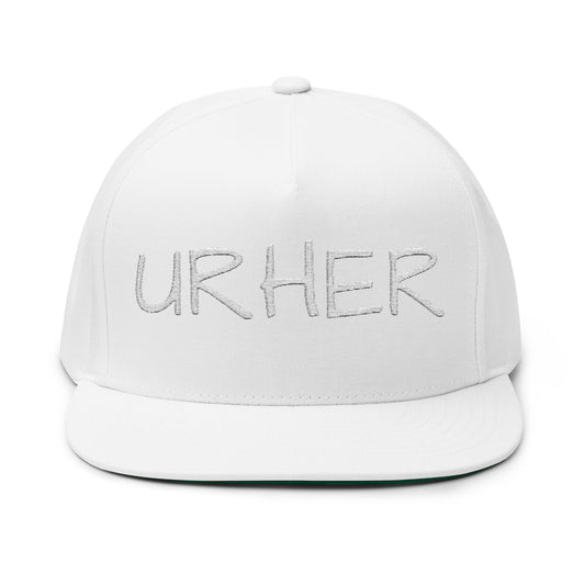 URHER Embroidered Flat Bill Cap