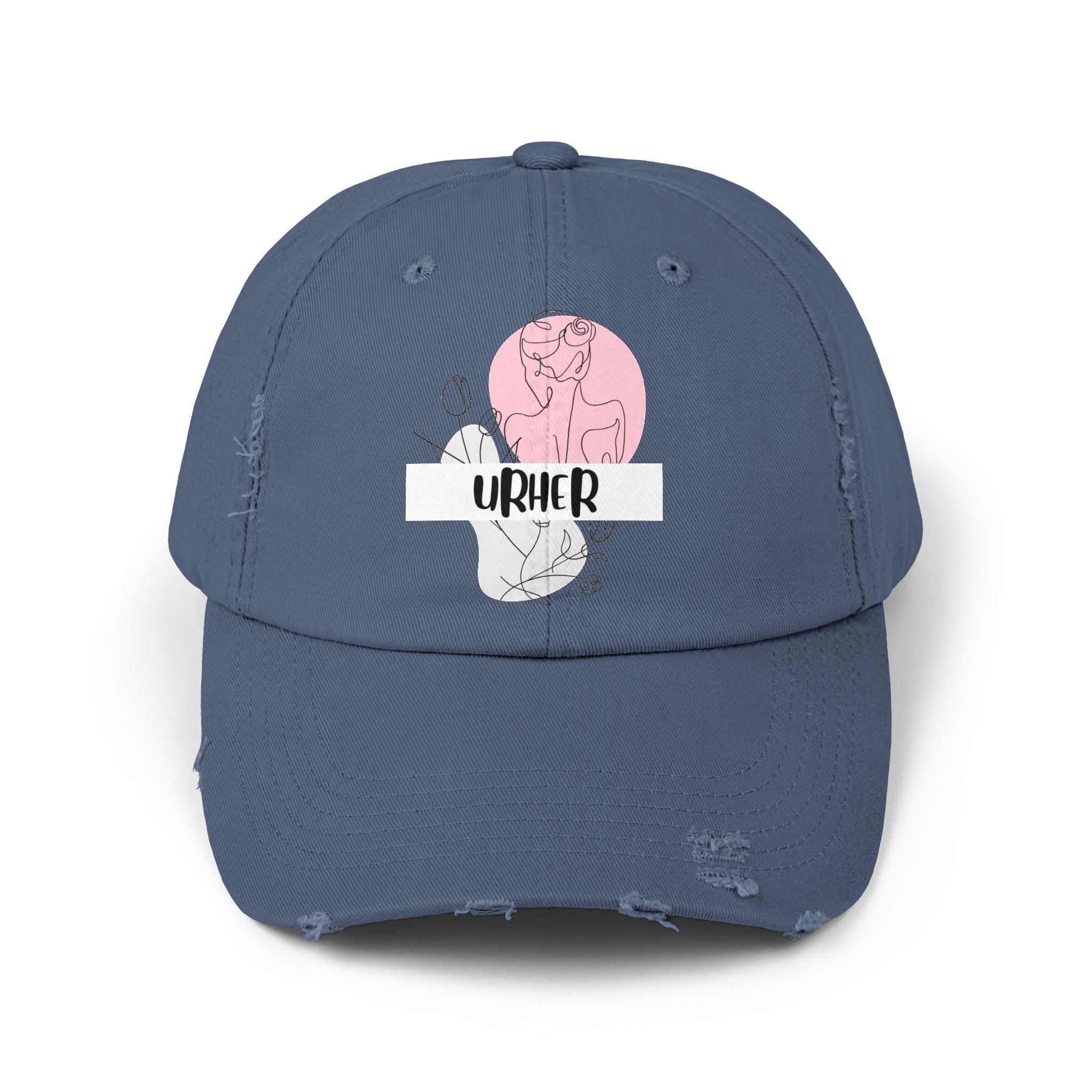 'URHER'- distressed hat