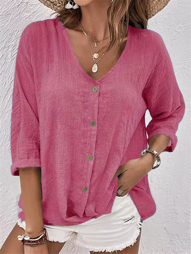 Bria Casual Linen Shirt