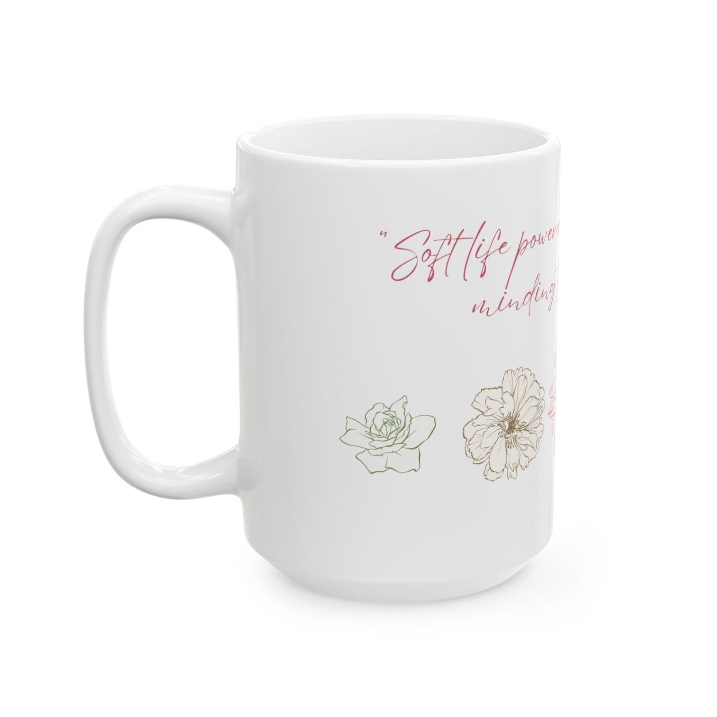 "Life Powered by God" Christian Coffee Cup (11oz/15oz)