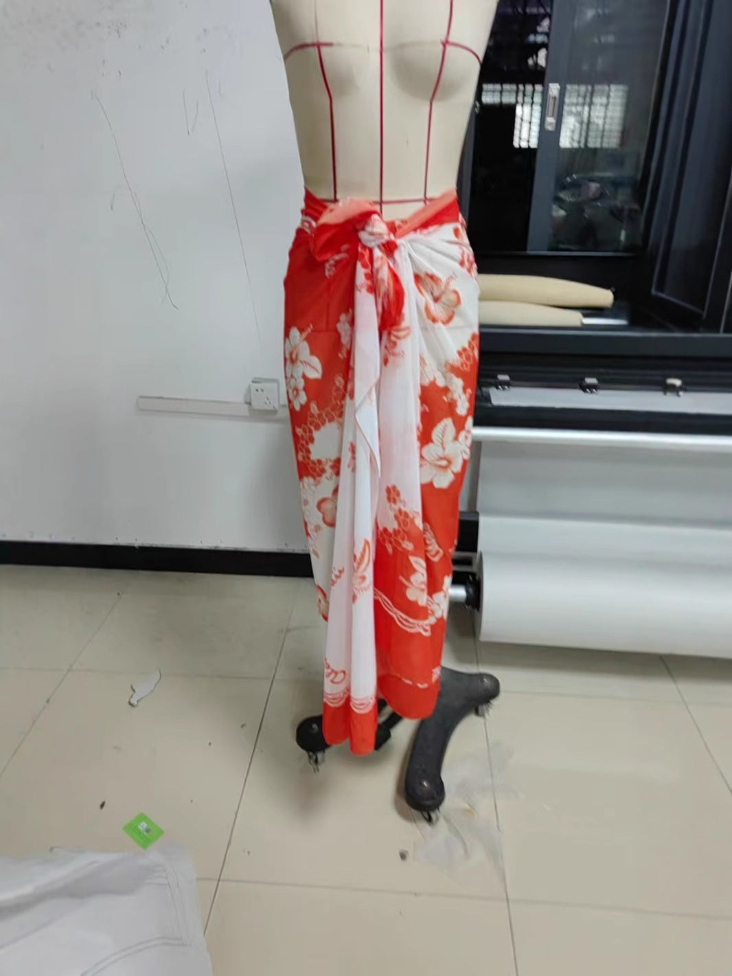 Saoirse Floral Chiffon Beach Skirt