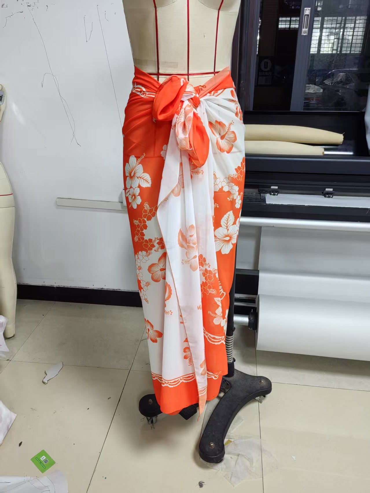 Saoirse Floral Chiffon Beach Skirt