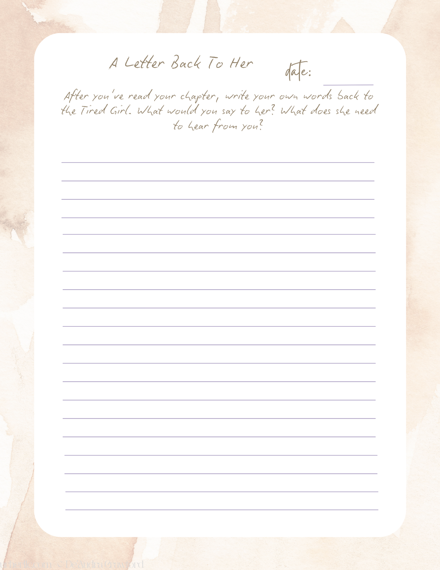 Letters to My Girls - To every Stage of You