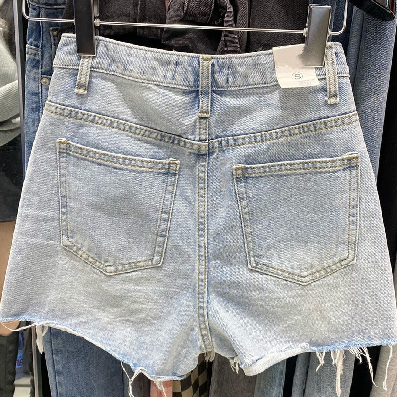 Fringe Denim Short