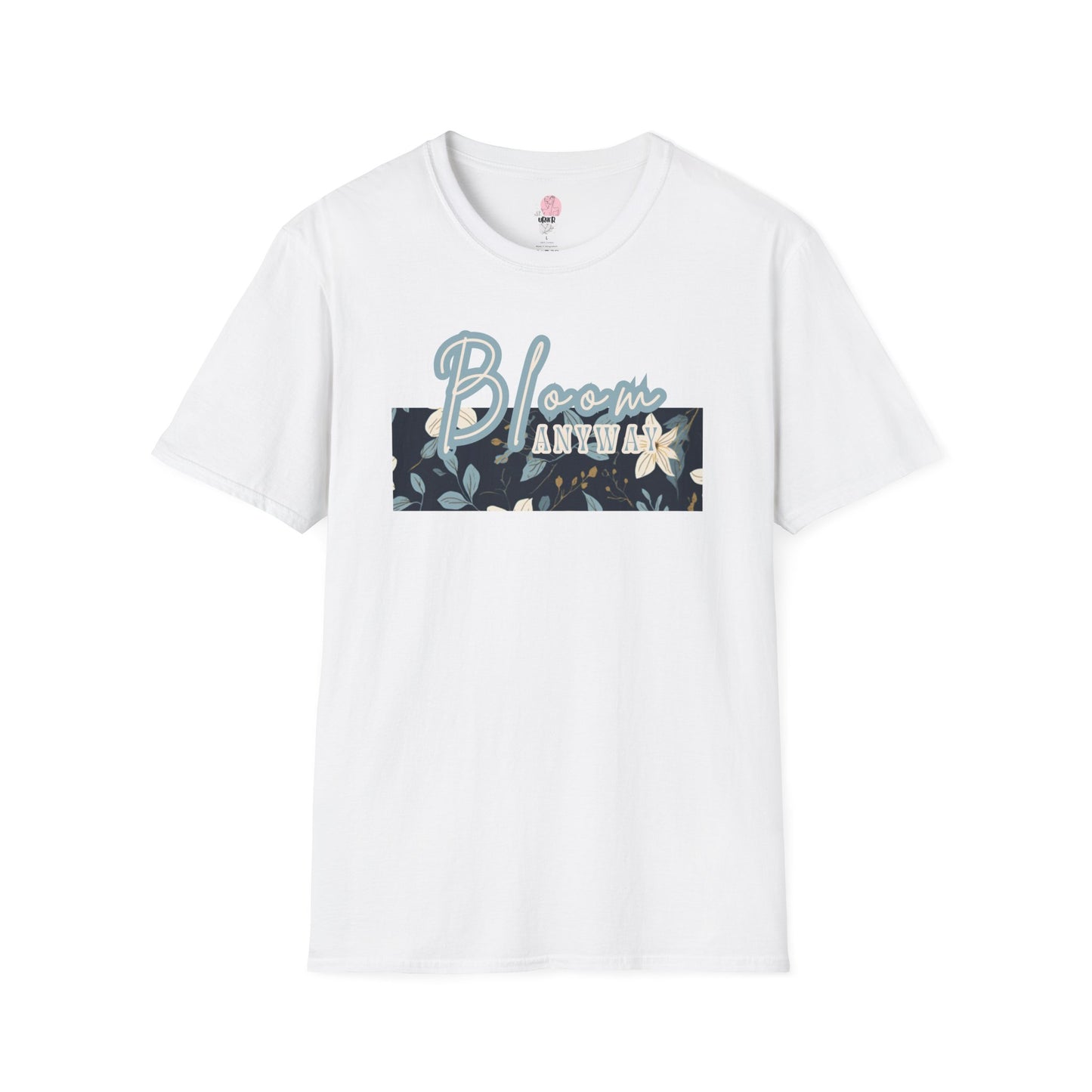 Bloom anyway Tee | Classic Crew Neck, Lightweight Casual Shirt