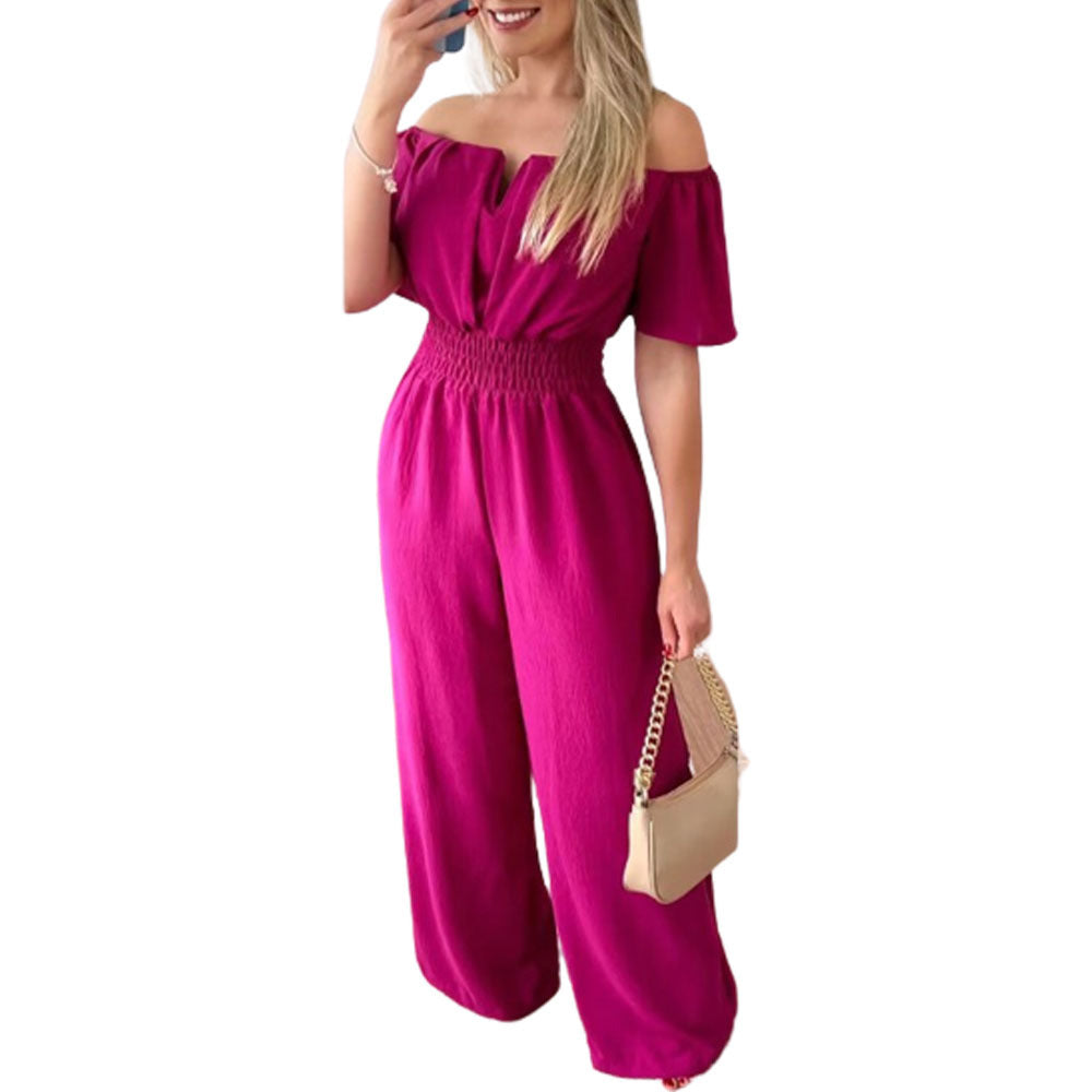Nova One-Shoulder Straight Jumpsuit