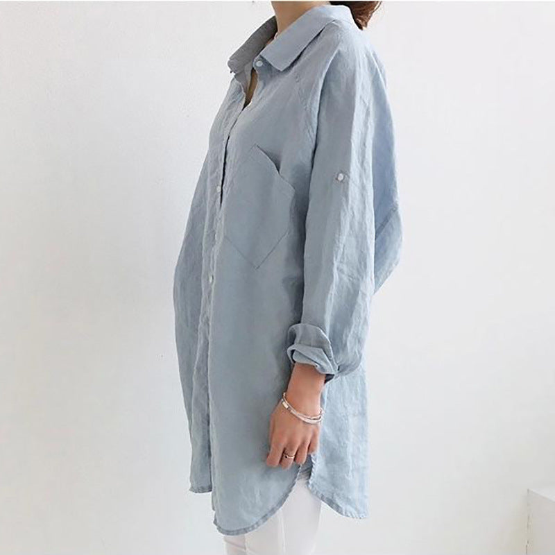 Tessa Linen Shirt Dress