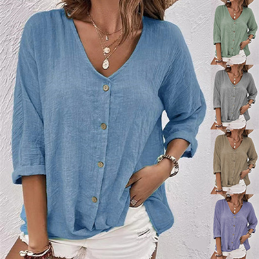 Bria Casual Linen Shirt