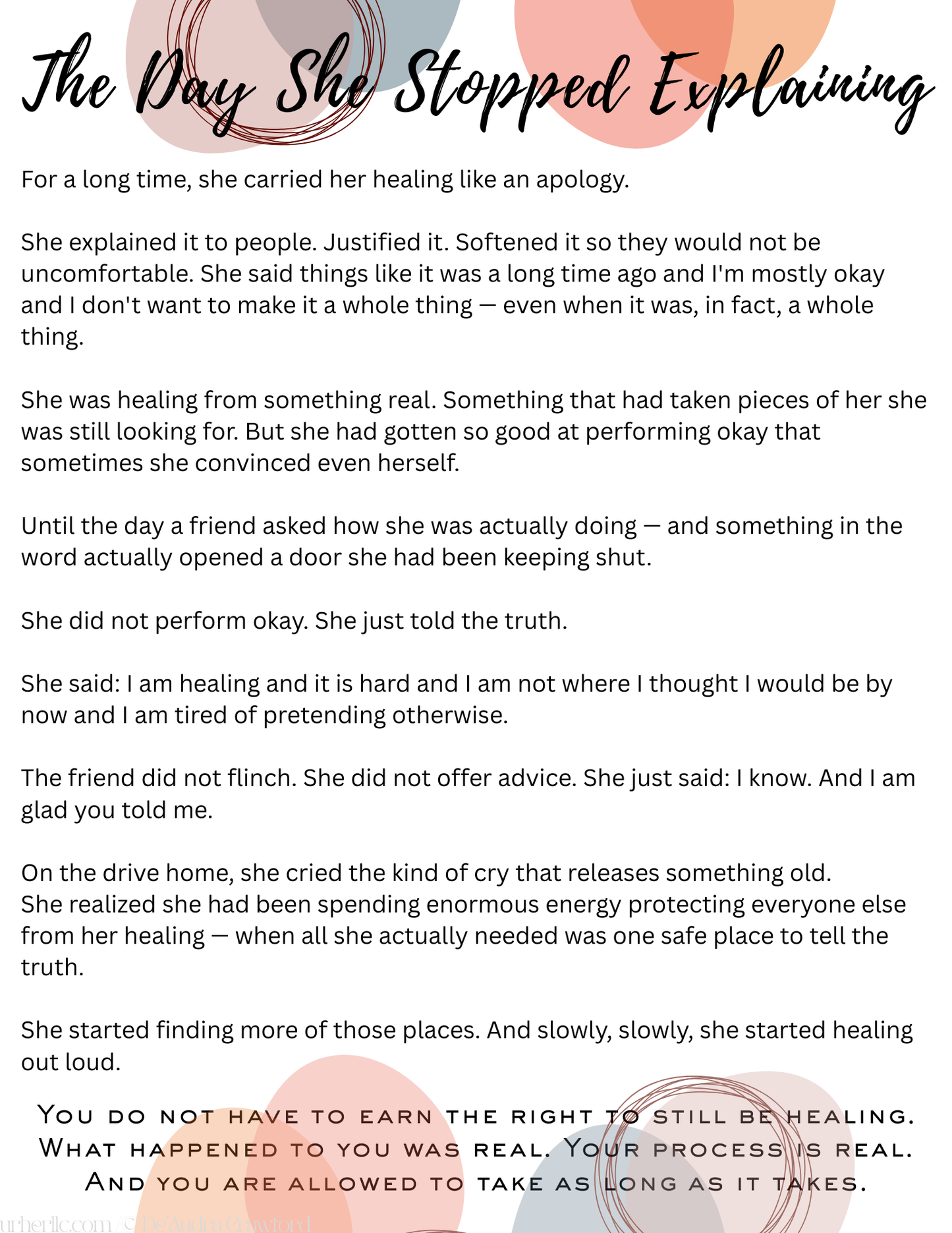 Letters to My Girls - To every Stage of You