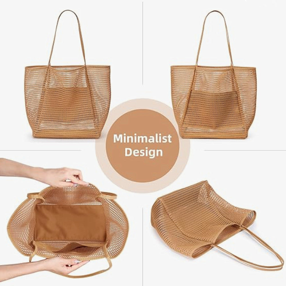 Playa Foldable Mesh Beach Tote